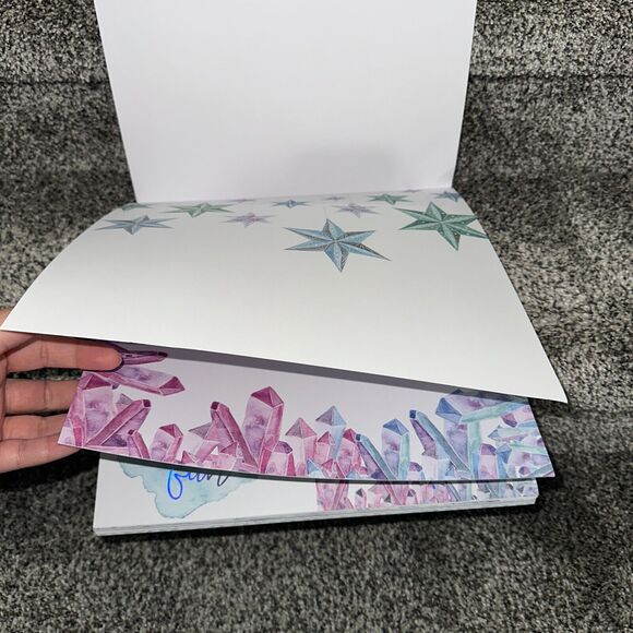 PRISM MAGIC Winter Snowflakes Metallic Accent 12x12" Paper Pad 48 pages/sheets - Picture 4 of 6